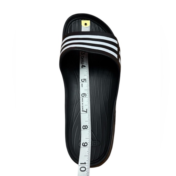 NEW, Adidas, Women’s Adilette Aqua Slides, Black & White, Size 9 ☀️ - Picture 5 of 8
